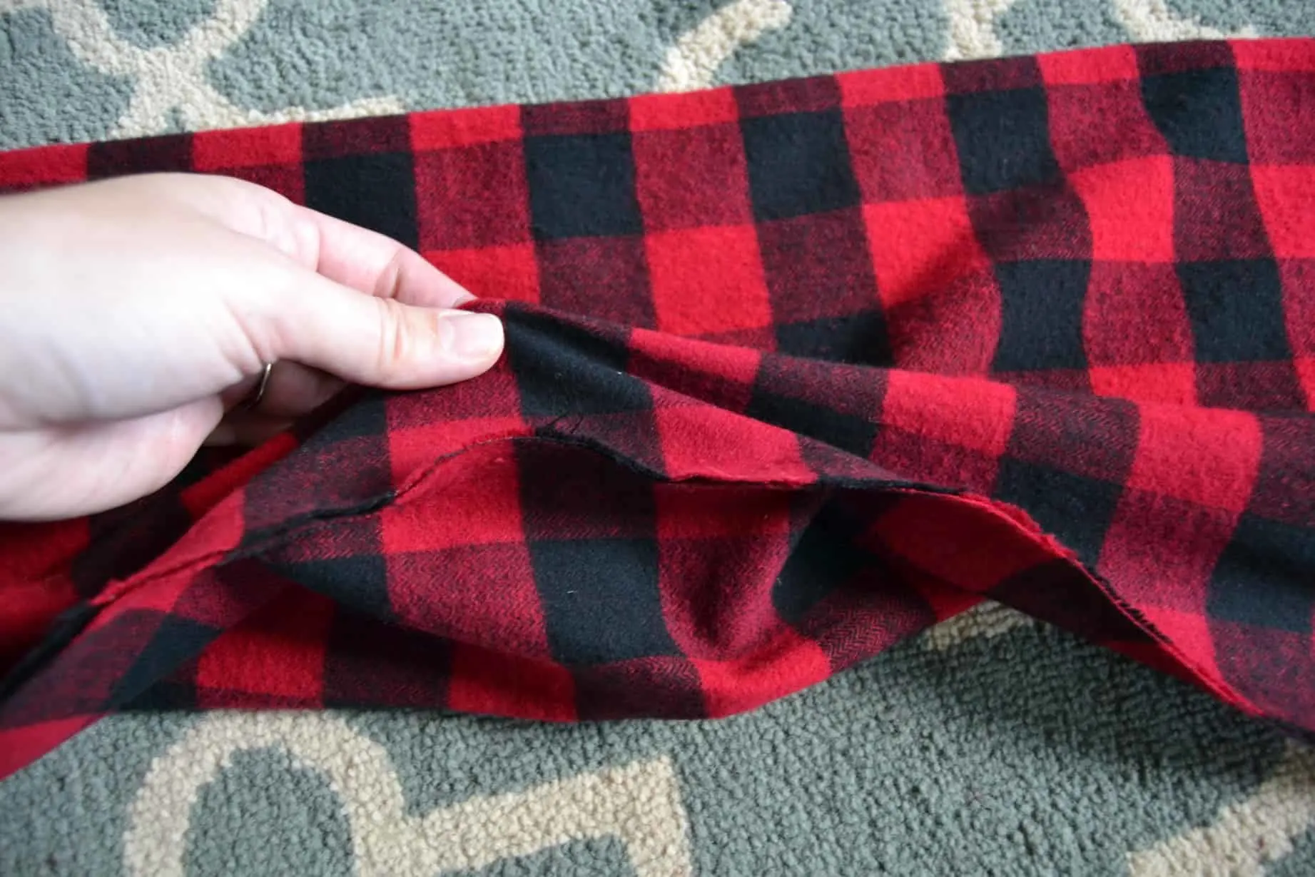 the ends stuck together