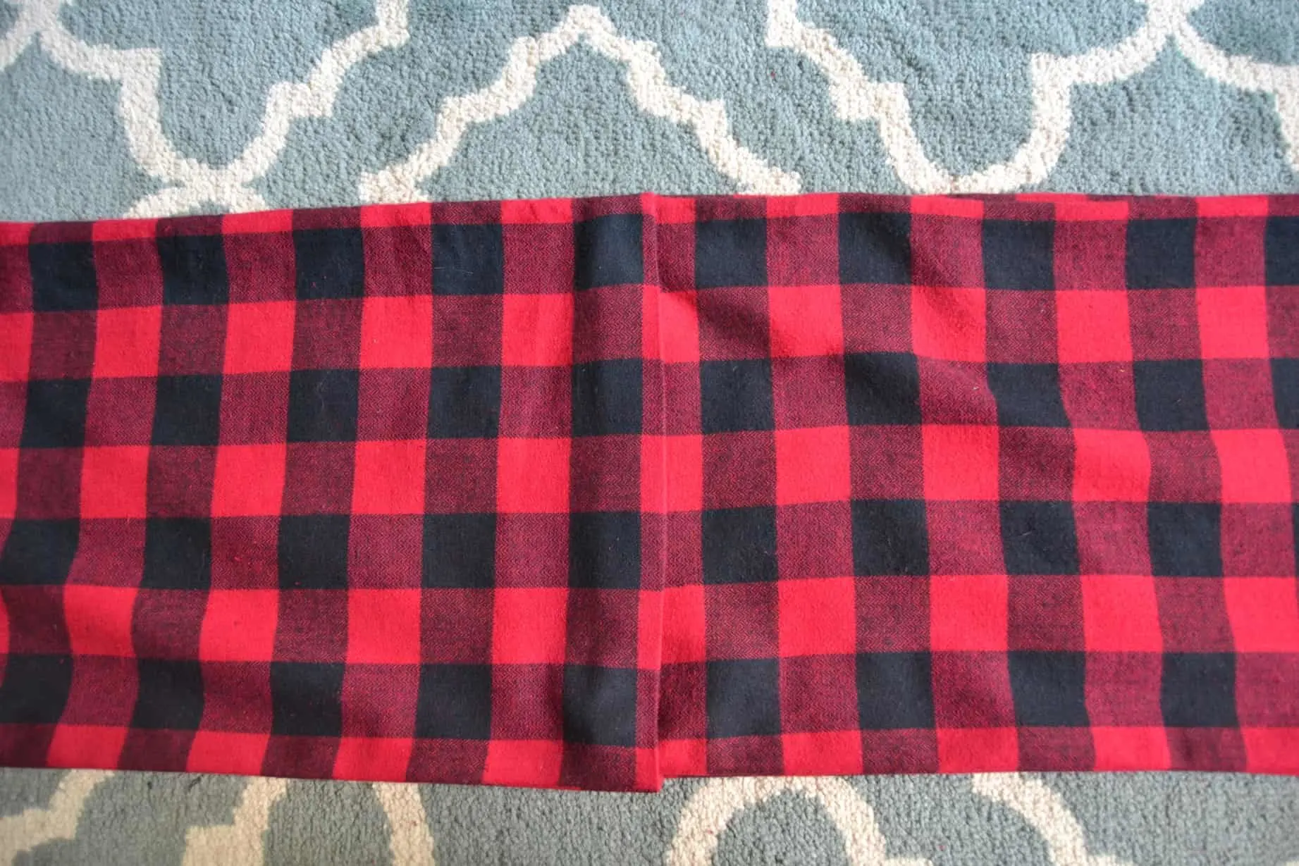 the ends of the tube tucked in and pressed