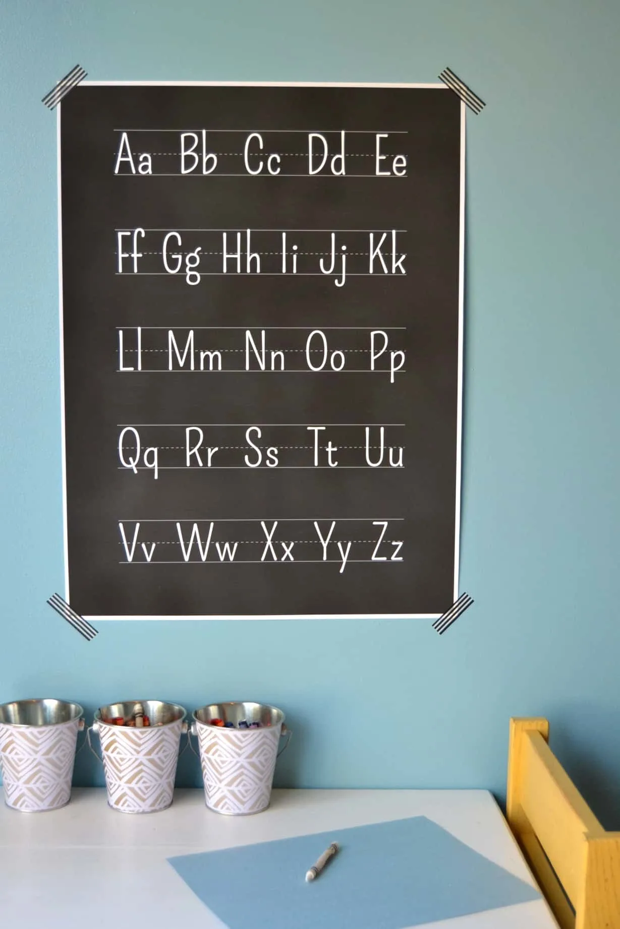 Alphabet poster