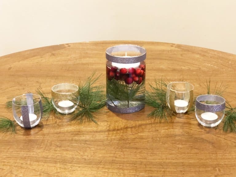 Easy Glitter Votive Tutorial