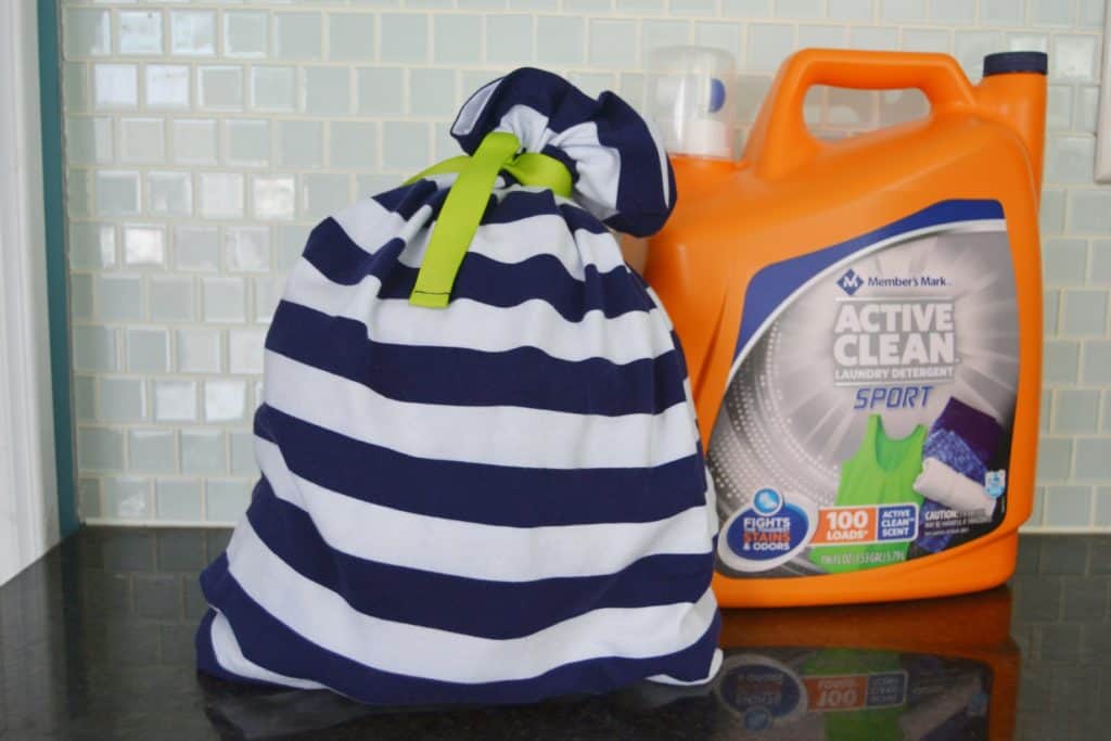 DIY Laundry Bag for Gym Clothes Mary Martha Mama