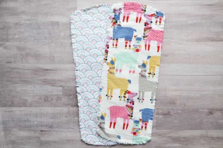 Simple & Chic Burp Cloth Pattern