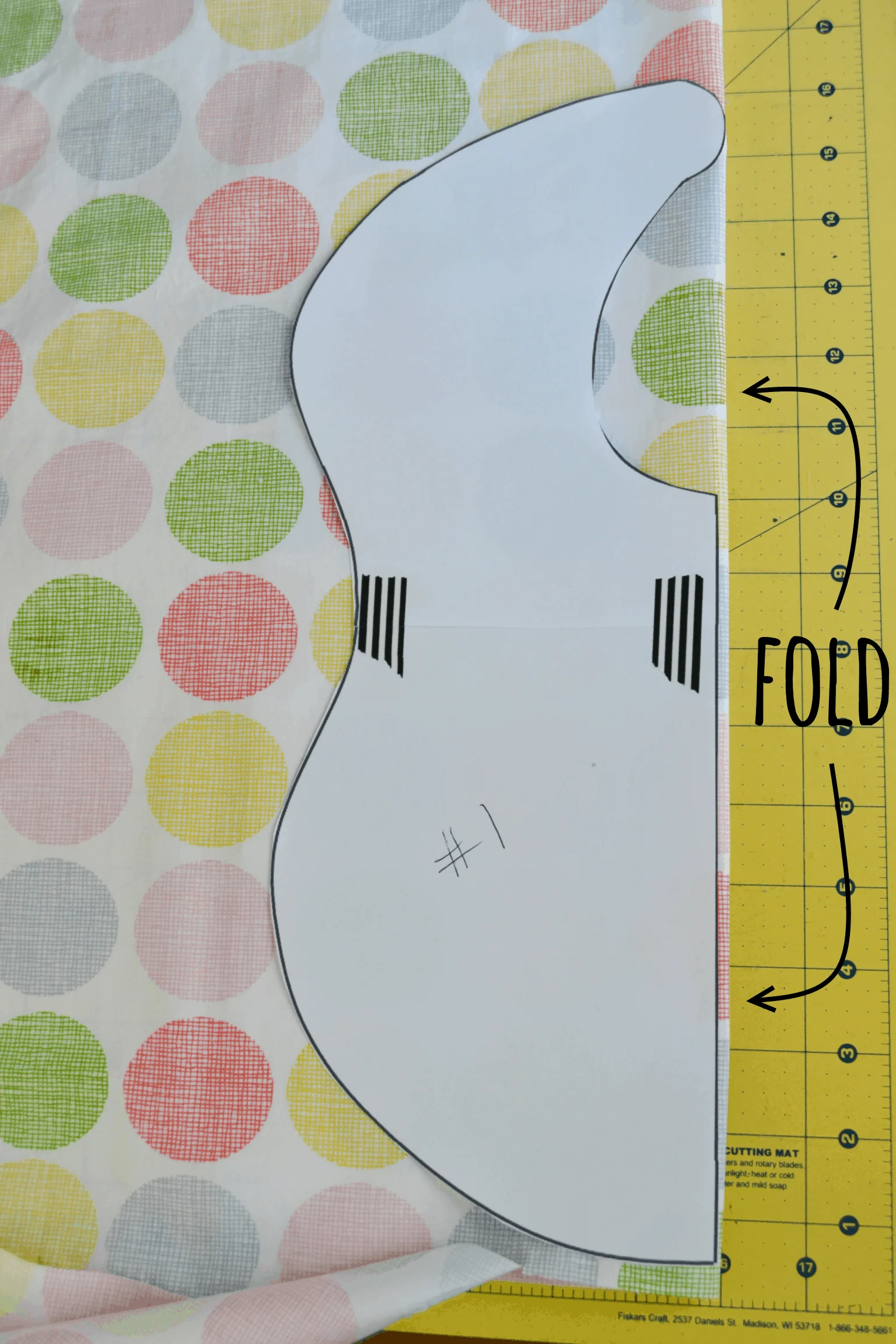 pattern on top of fabric