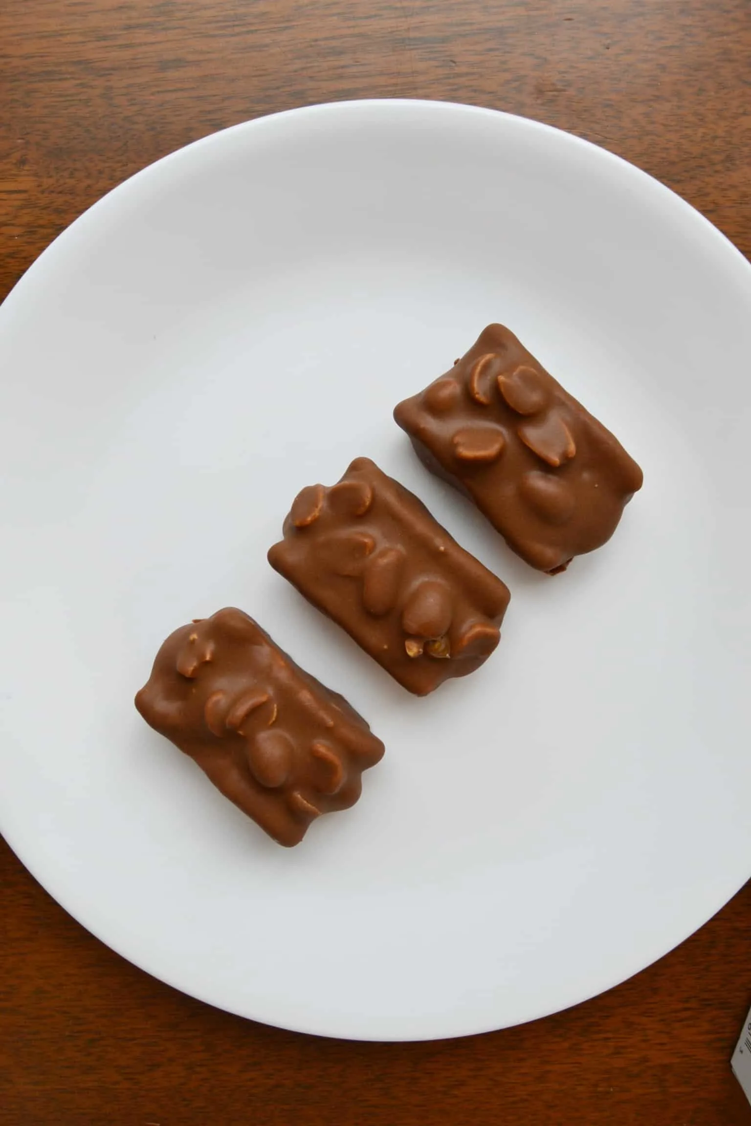 three ice cream bars