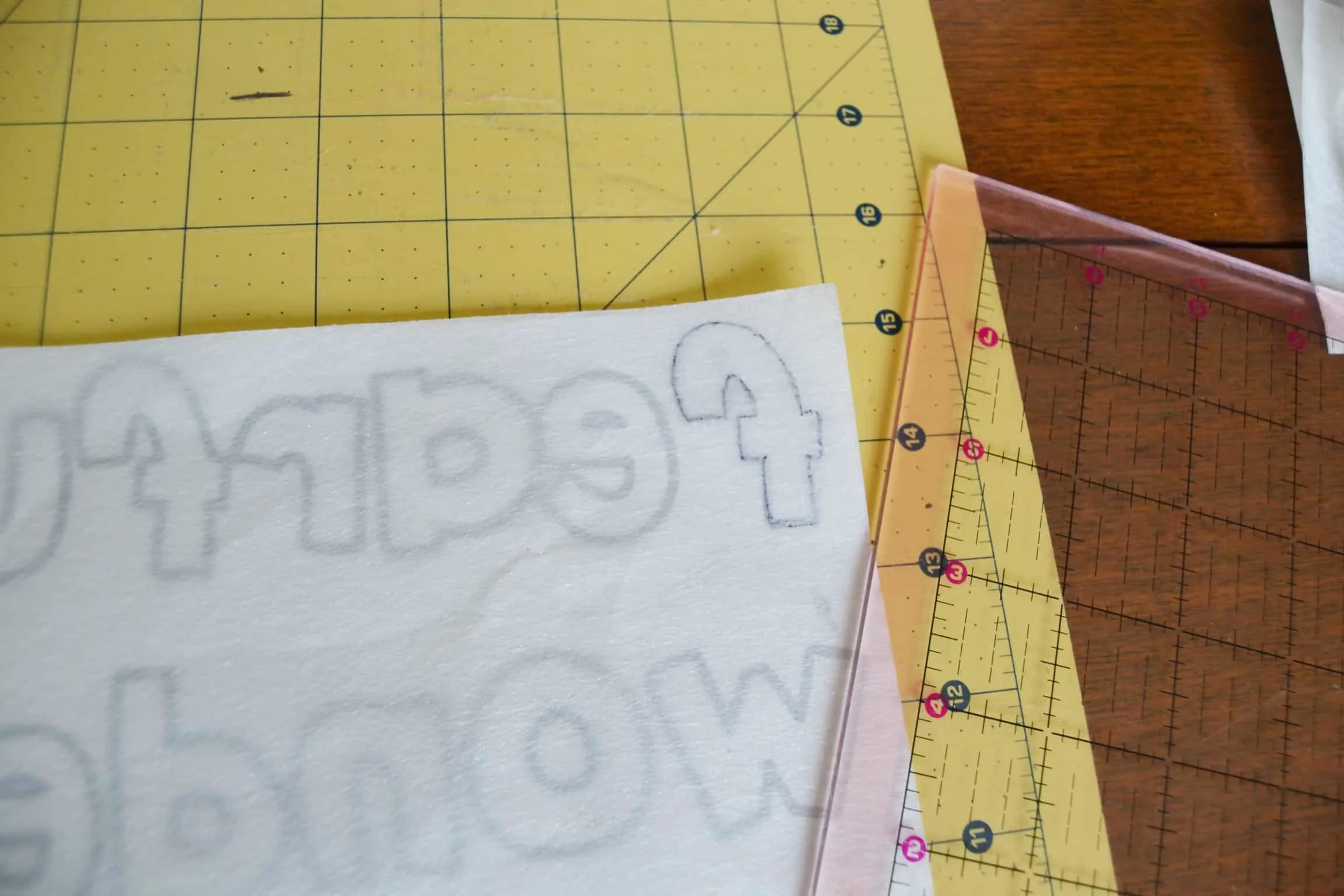 tracing onto interfacing