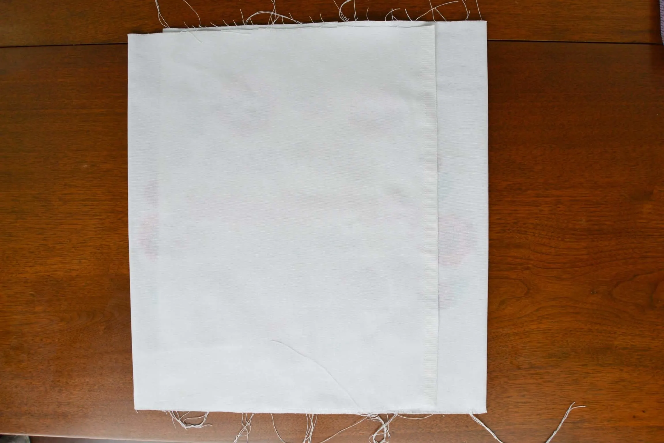 second side folded