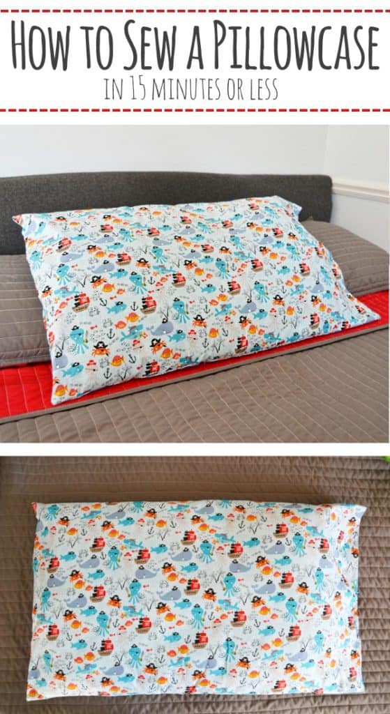 How to Sew a Pillowcase [In 15 Minutes!] Mary Martha Mama