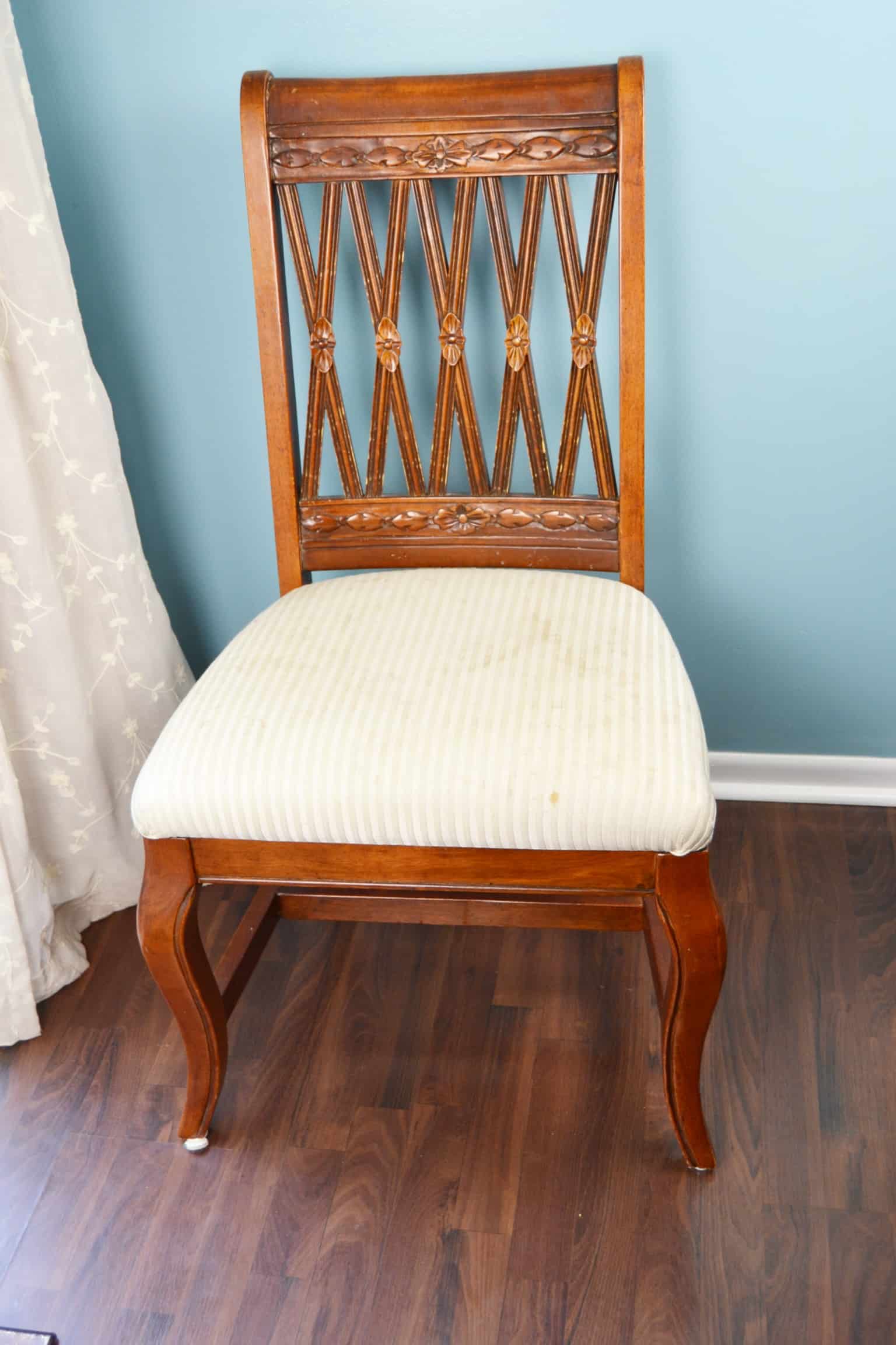 Reupholster A Dining Chair Image To U