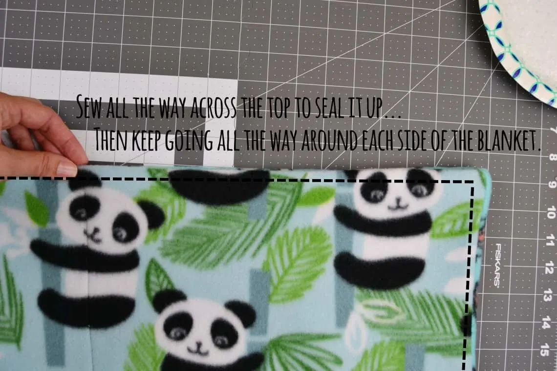 line where to sew
