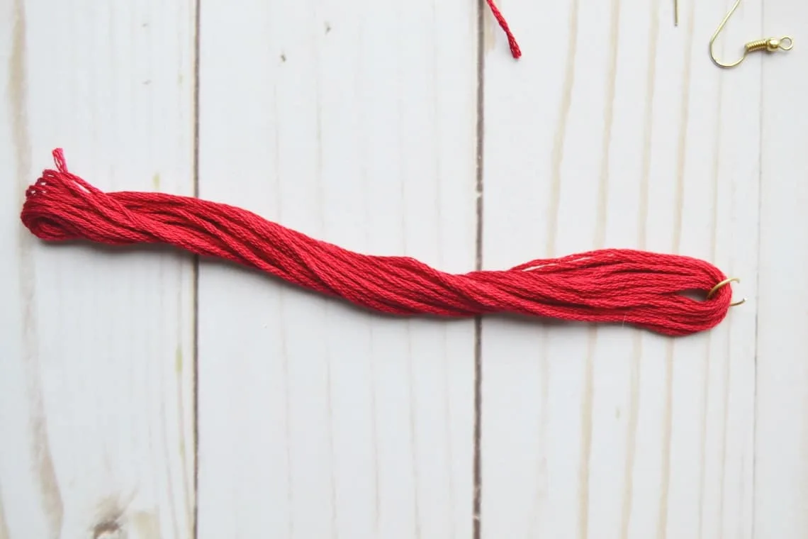 how to make tassel earrings