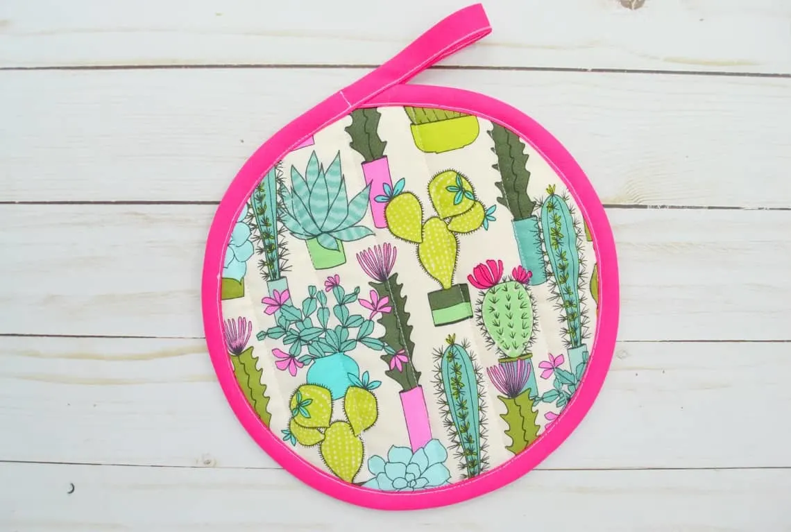 how to sew potholders