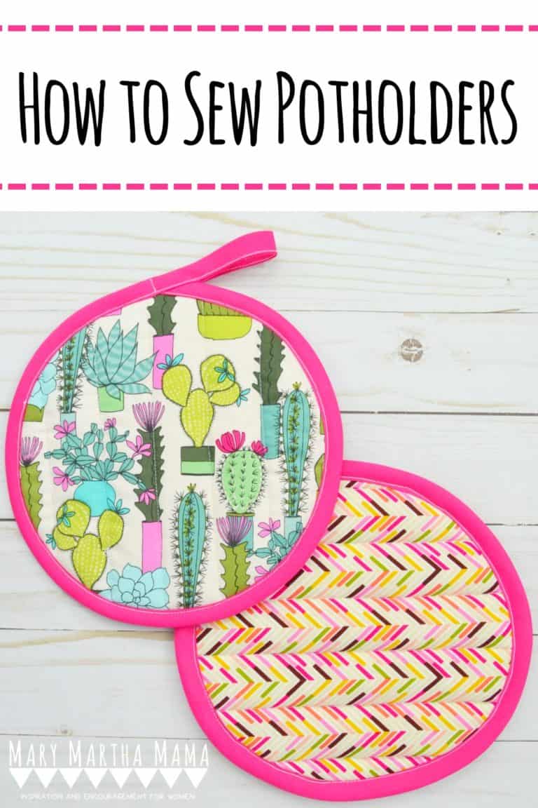 How to Sew Potholders in 8 Easy Steps Mary Martha Mama