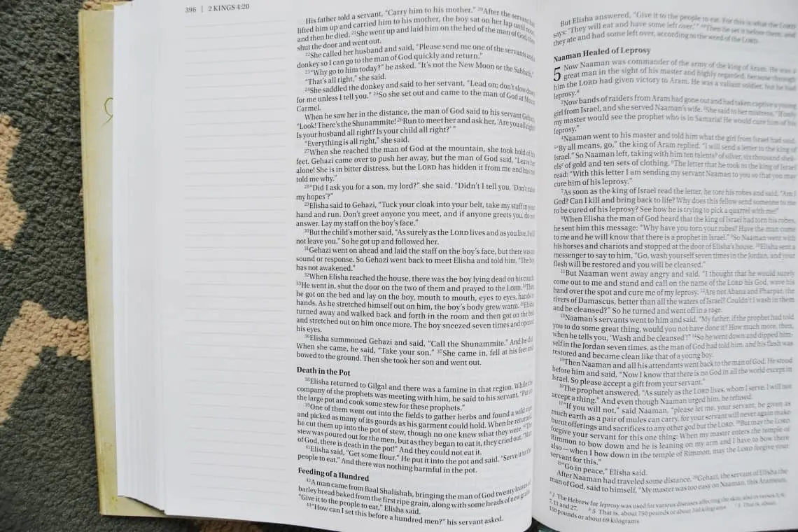 open bible