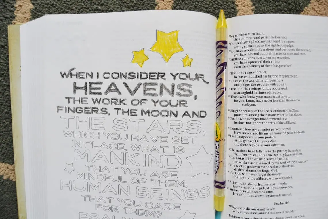 bible page