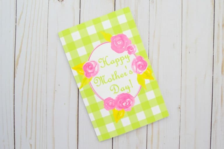 Free Printable Floral Mother's Day Card