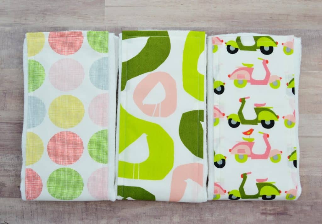 How to Make a Burp Cloth from a Diaper Mary Martha Mama