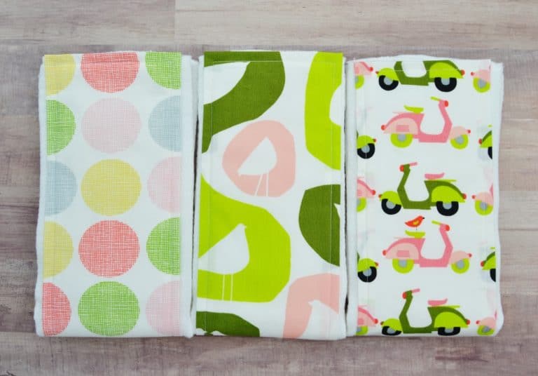 How to Make a Burp Cloth from a Diaper Mary Martha Mama