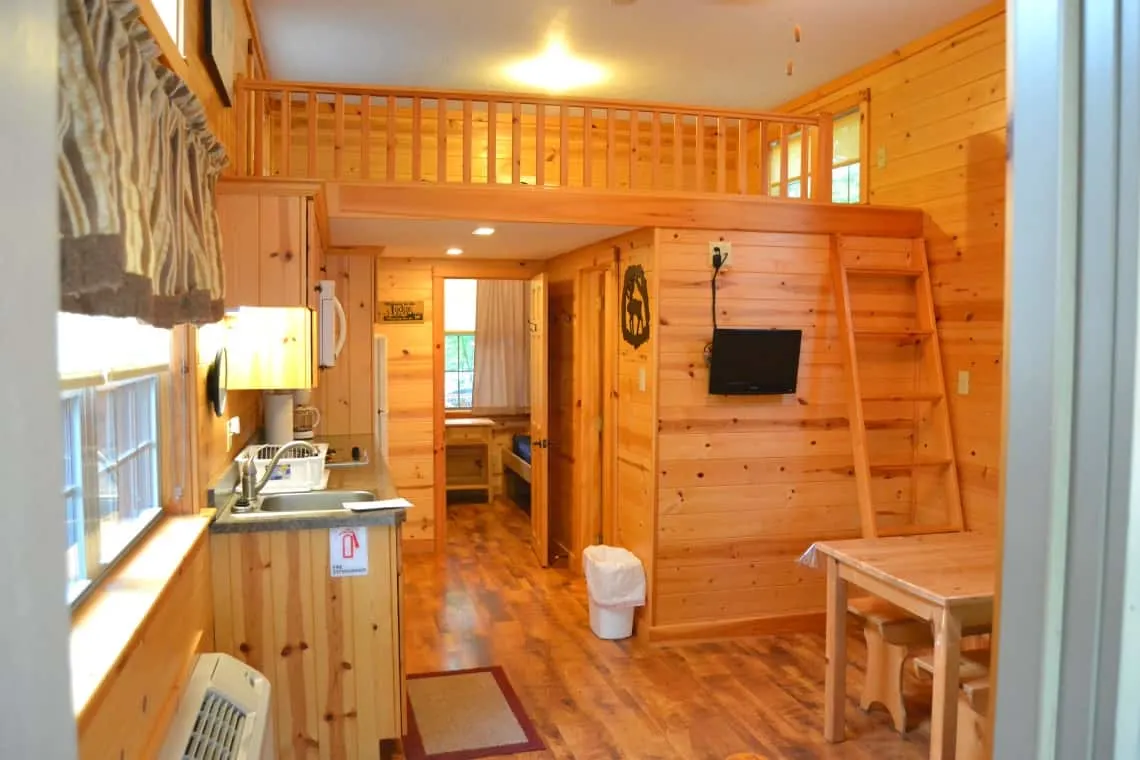 inside cabin