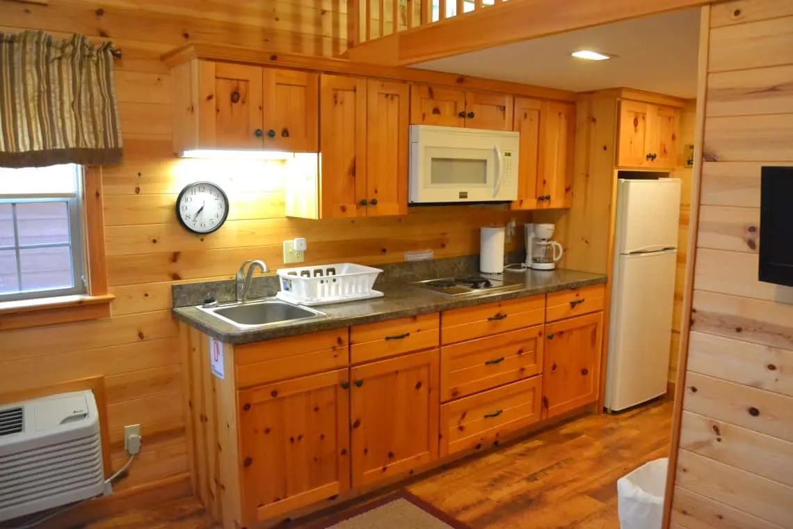 cabin kitchen