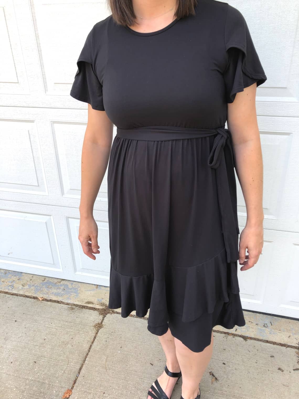 black dress