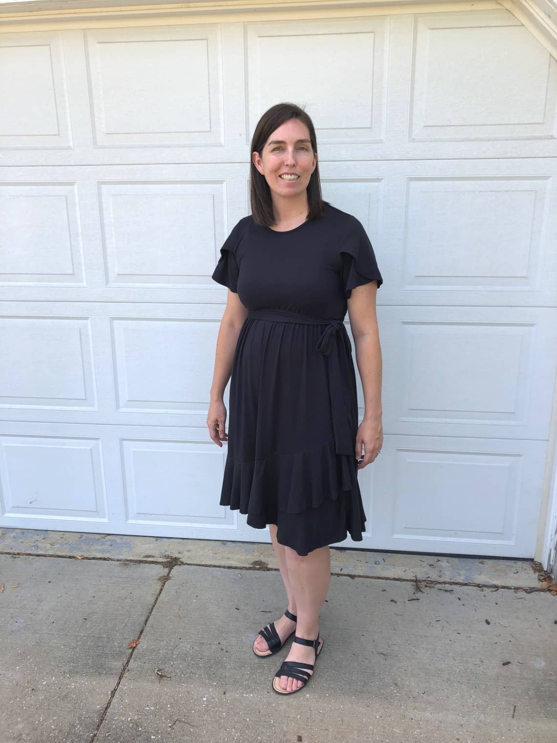 black dress