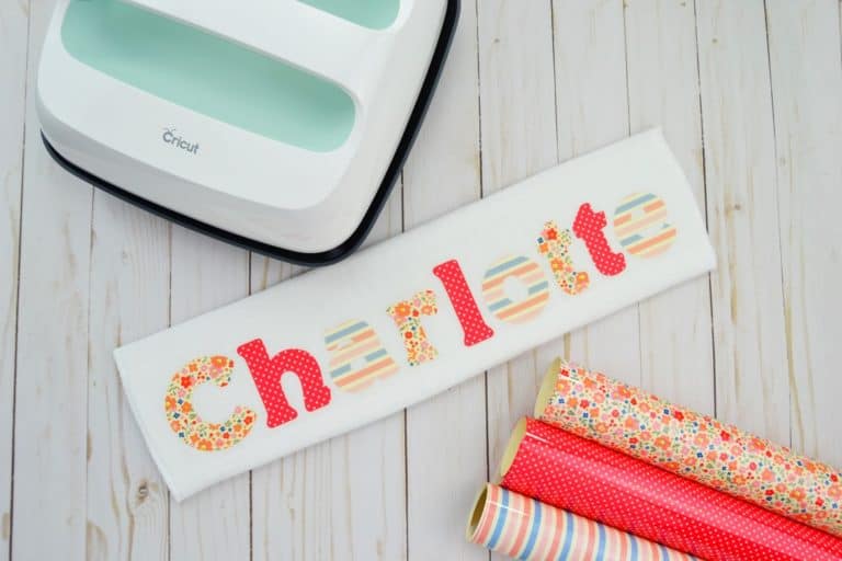 How to Make a Burp Cloth with Baby's Name on It