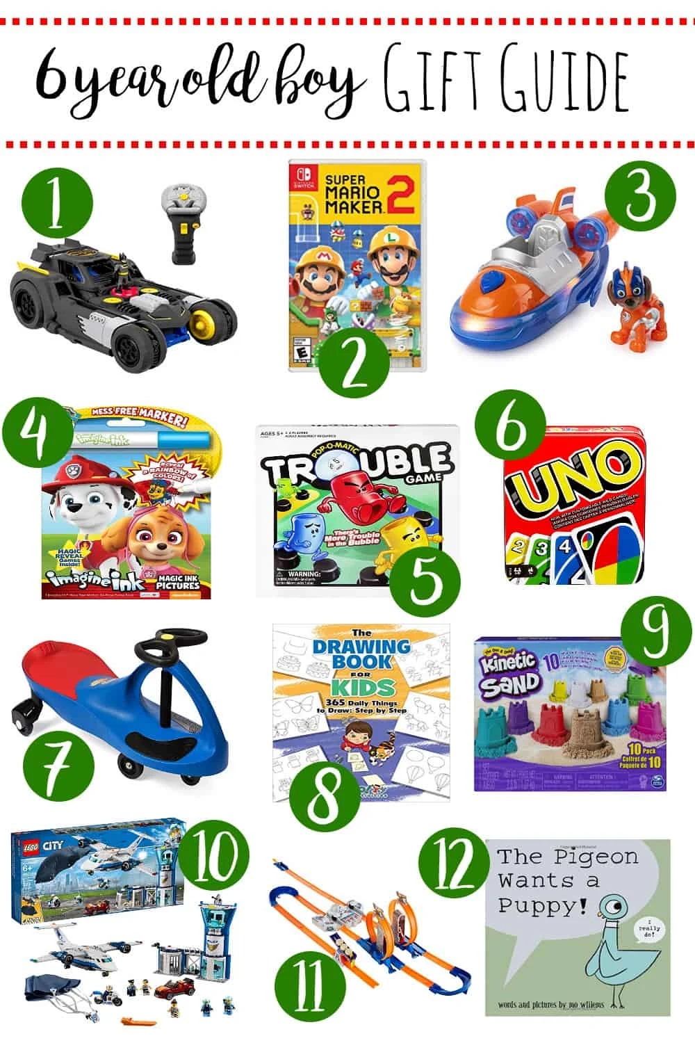 6 year old boy gift guide