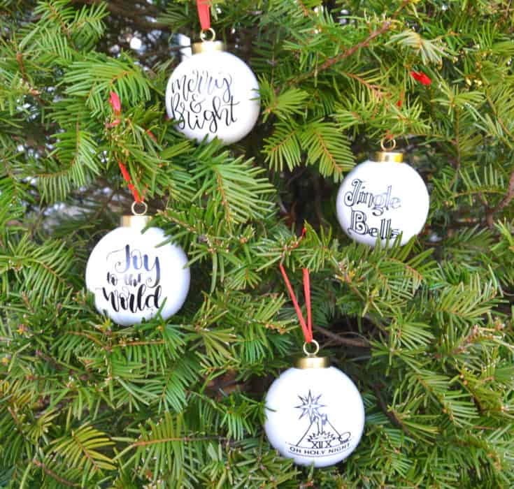 Making Christmas Ornaments with Cricut is Easy Mary Martha Mama