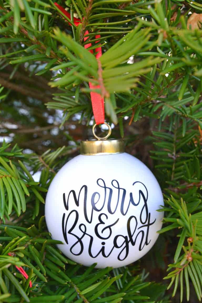 Making Christmas Ornaments with Cricut is Easy Mary Martha Mama