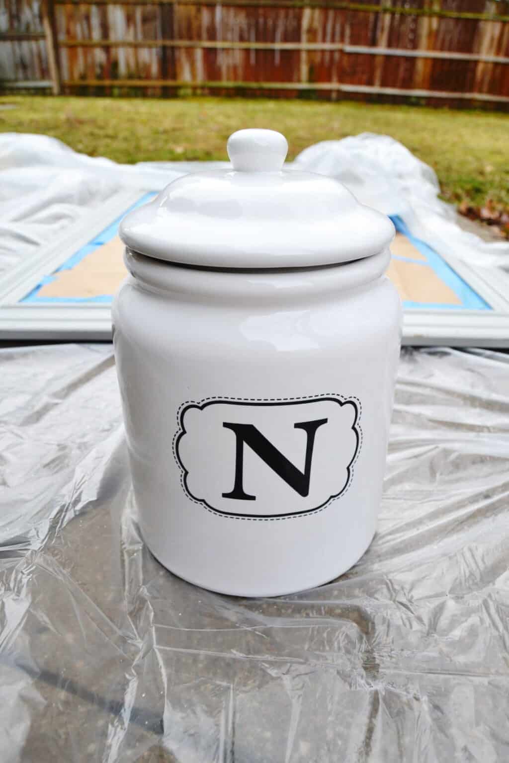 DIY Cookie Jar Makeover Project Mary Martha Mama