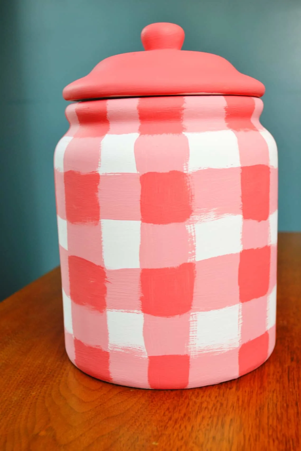 diy cookie jar completed