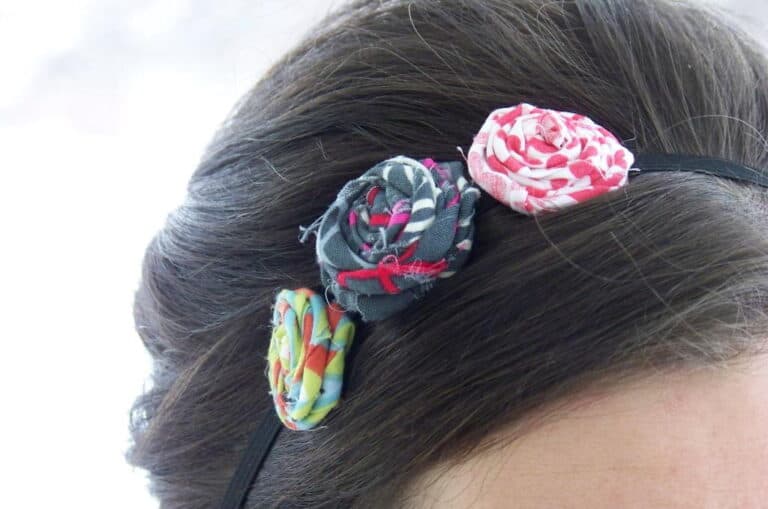 DIY Flower Headband [Sew & No-Sew Options]
