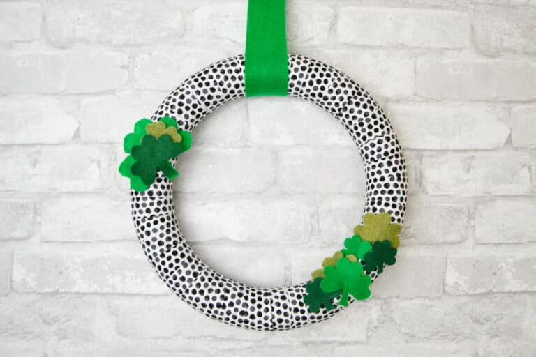 st. patricks day wreath