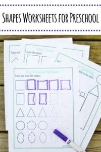 shapes worksheets