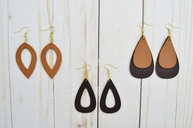 How to Make Leather Earrings with a Cricut Maker