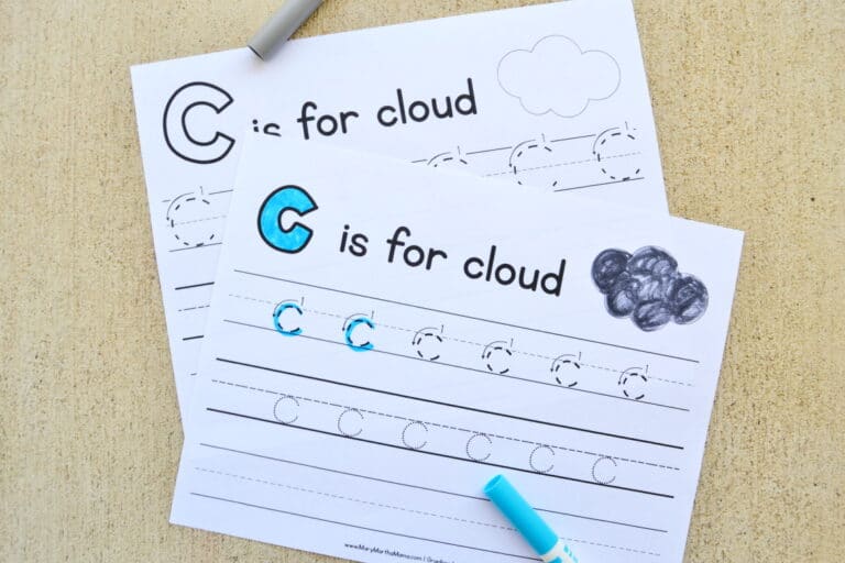 c is for cloud page