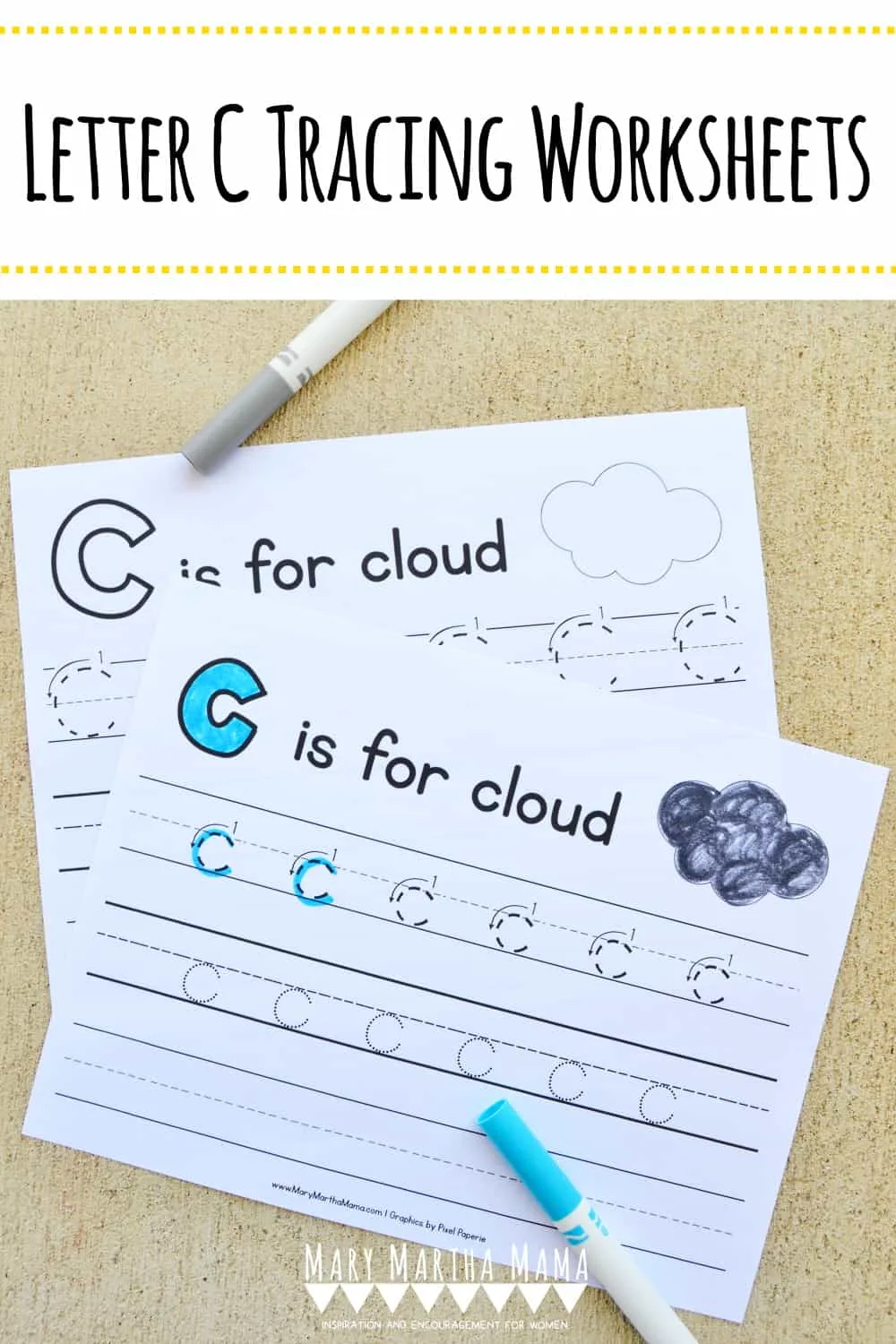 Is your child learning how to write his or her letters properly? Check out these free printable Letter C Tracing Worksheets.