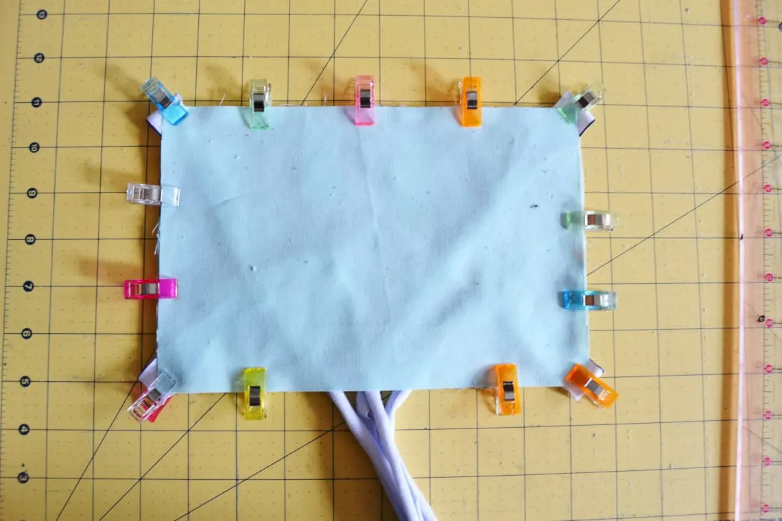 clipped together