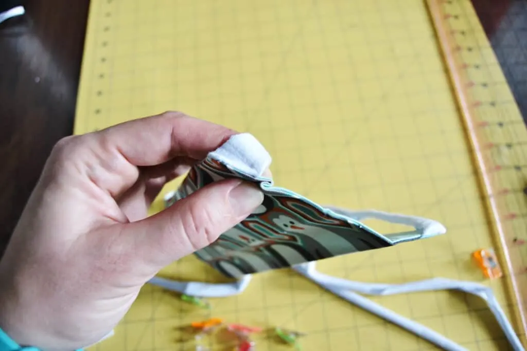 pinching fold
