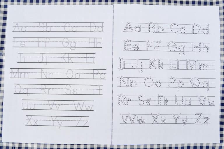 Letter Tracing Worksheets With Arrows