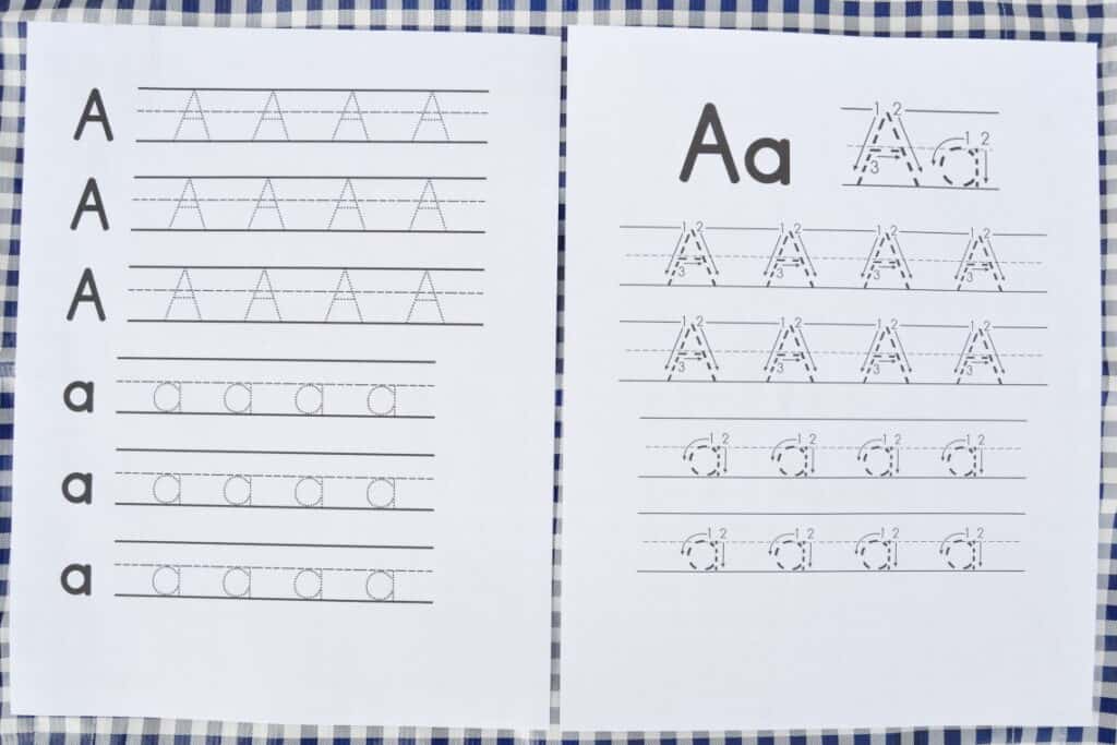 Letter Tracing Worksheets [Free Handwriting Practice] – Mary Martha Mama