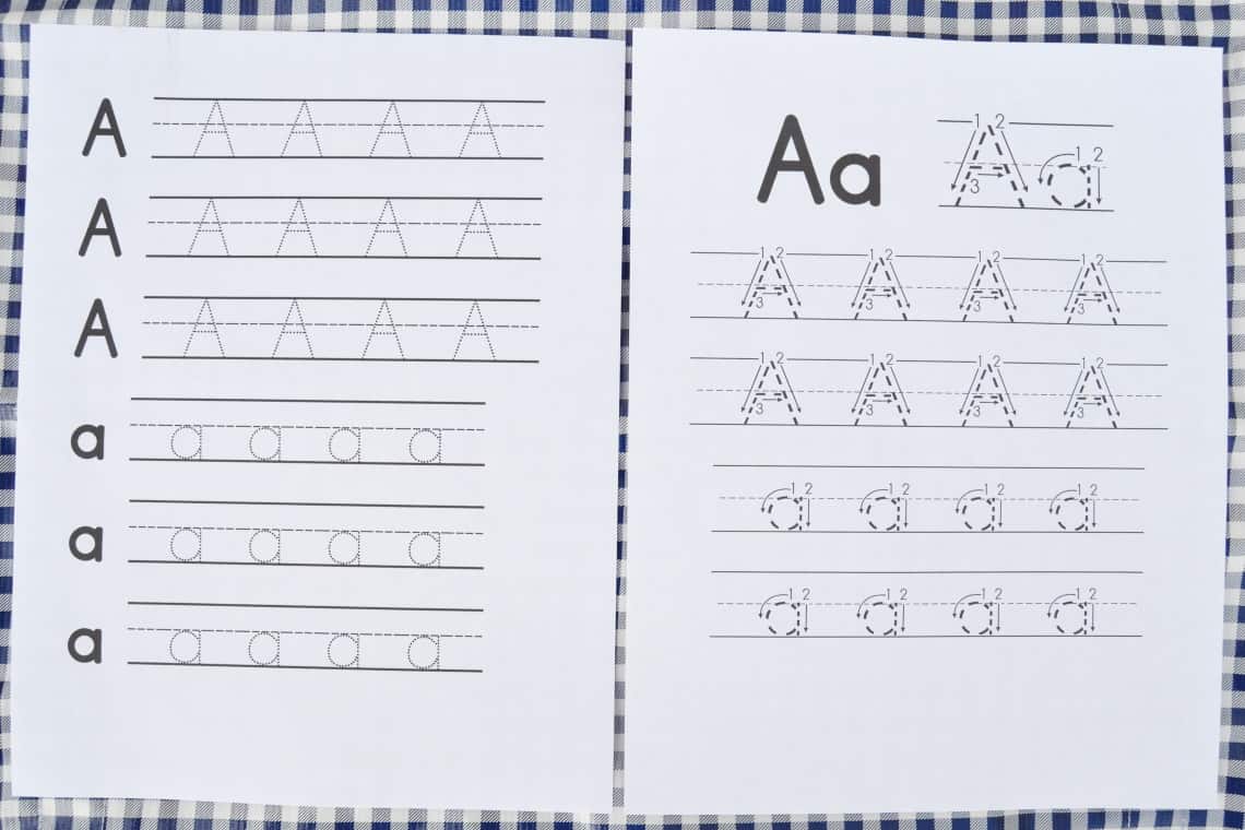 Letter Tracing Worksheets [Free Handwriting Practice] – Mary Martha Mama