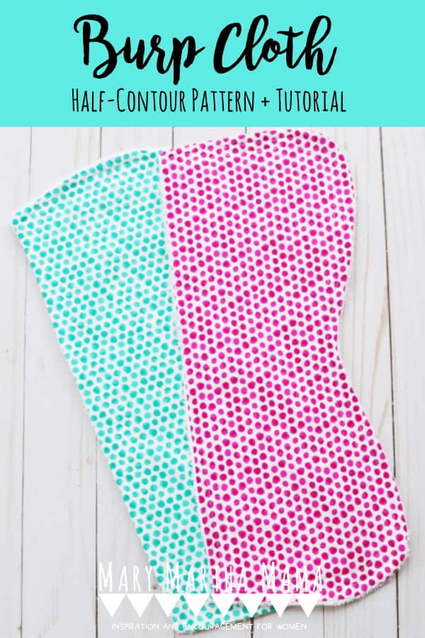 DIY Burp Cloths Half Contour Pattern Mary Martha Mama DIY Burp Cloths Half Contour Pattern Mary Martha Mama