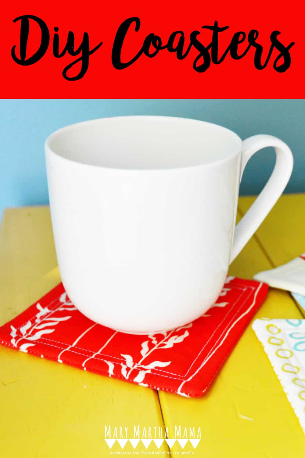 How to Sew Coasters [The Easy Way] Mary Martha Mama