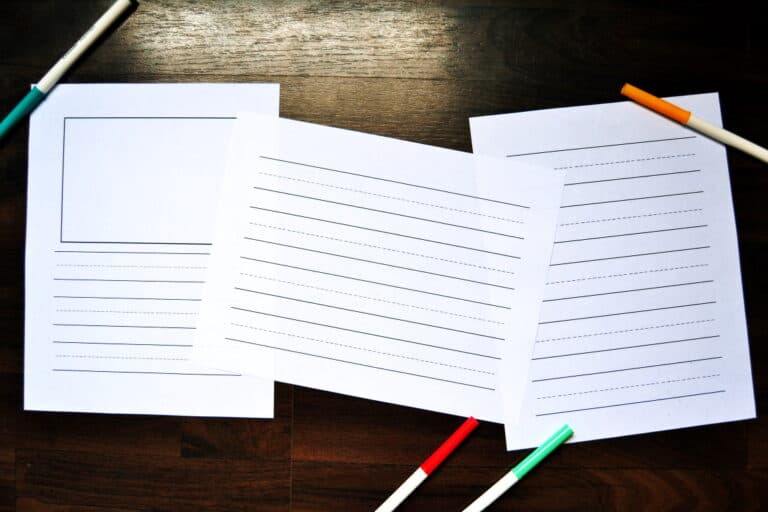 Blank Handwriting Sheets [12 Styles]