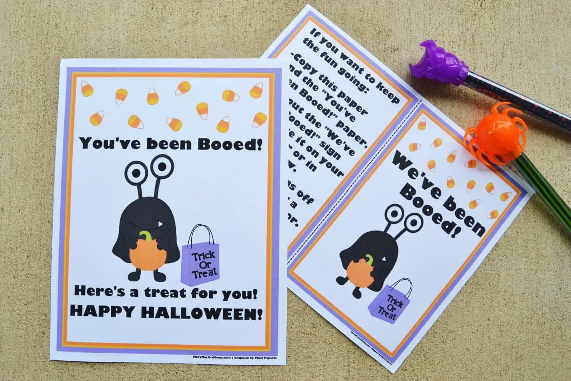 You've Been Booed printable design #2