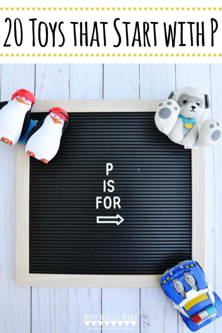Toys that Start with P [52 Ideas] Mary Martha Mama