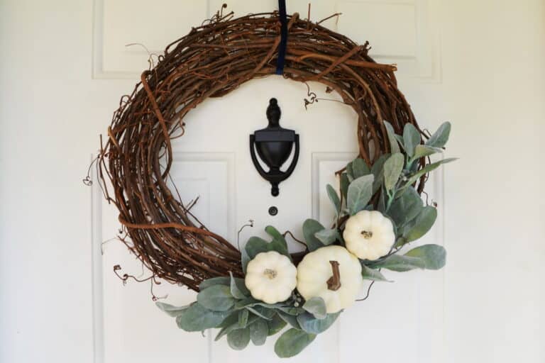 DIY Farmhouse Wreath for Fall
