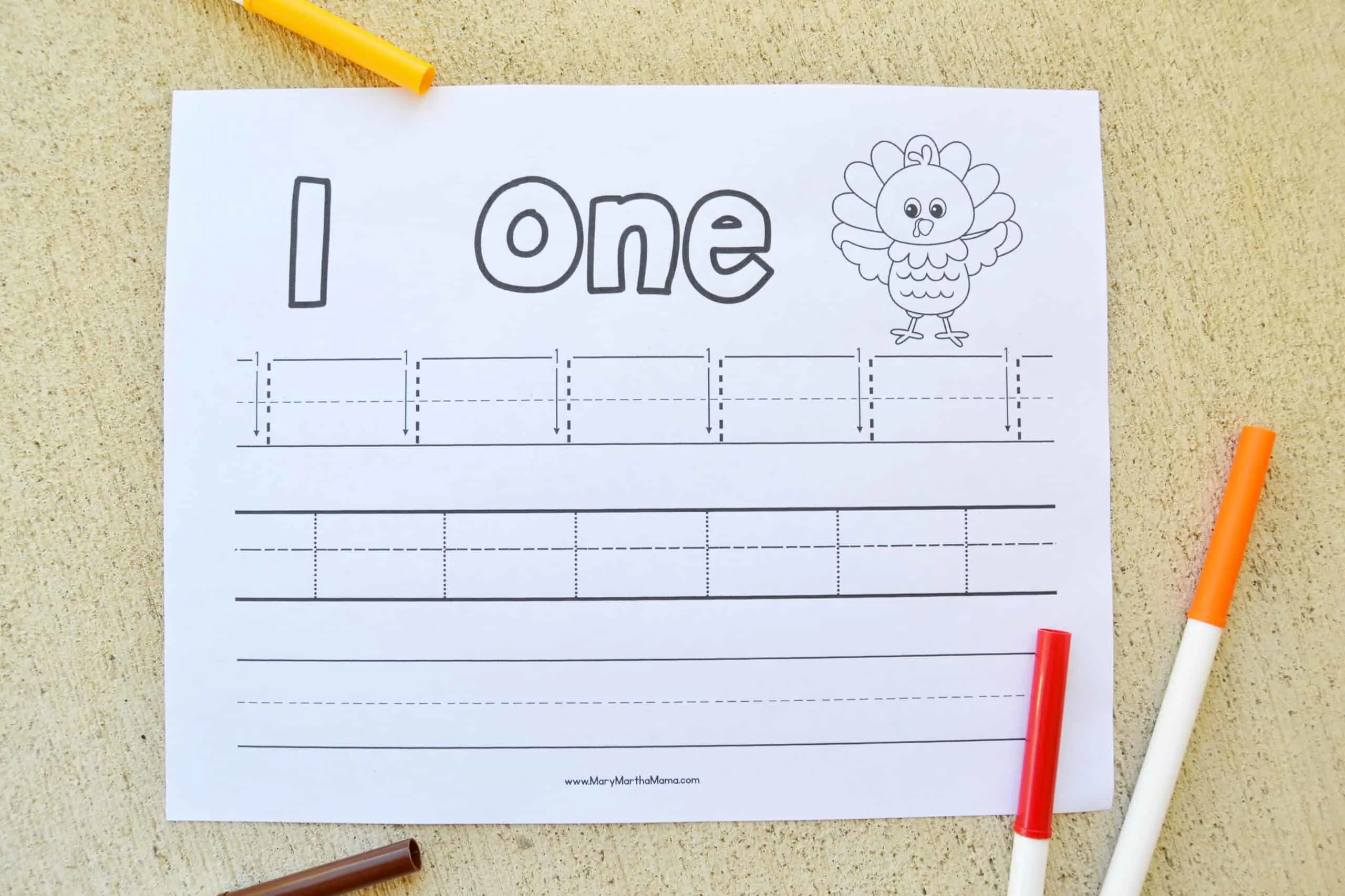 thanksgiving number tracing