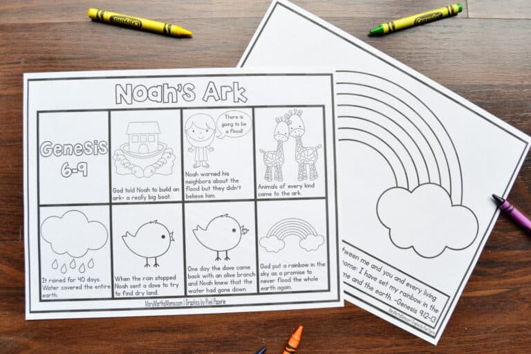 Noah's Ark Coloring Pages